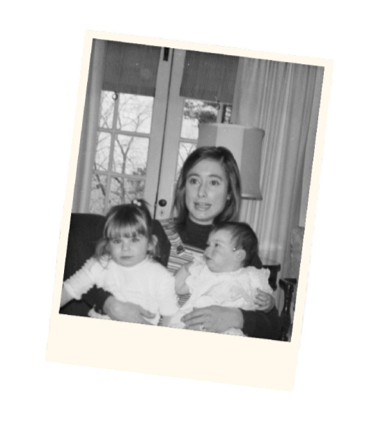Susan with her daughters Susan with her daughters